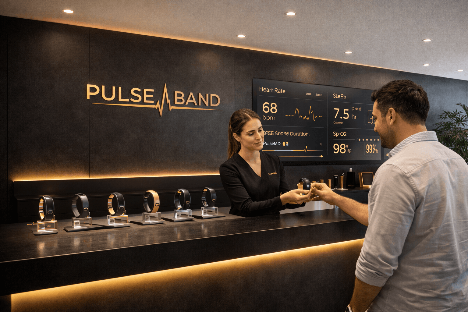 PulseBand Desk